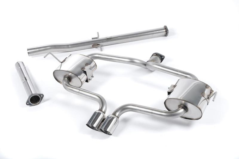 Milltek Mini Cooper S R53 - Non-Resonated (Louder) Cat-Back Exhaust System with Polished Trims photo