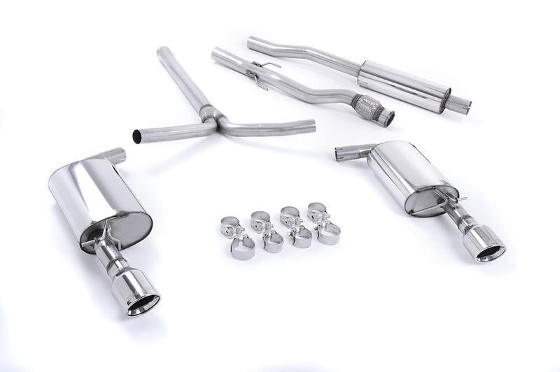 Milltek Mini Cooper S R55 Clubman - Resonated (Quieter) Cat-Back Exhaust System with Polished Dual JET Trims photo
