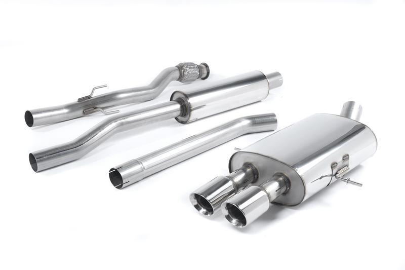 Milltek Mini Cooper S R56/R58 - Resonated (Quieter) Cat-Back Exhaust System with Twin Round Tailpipes photo