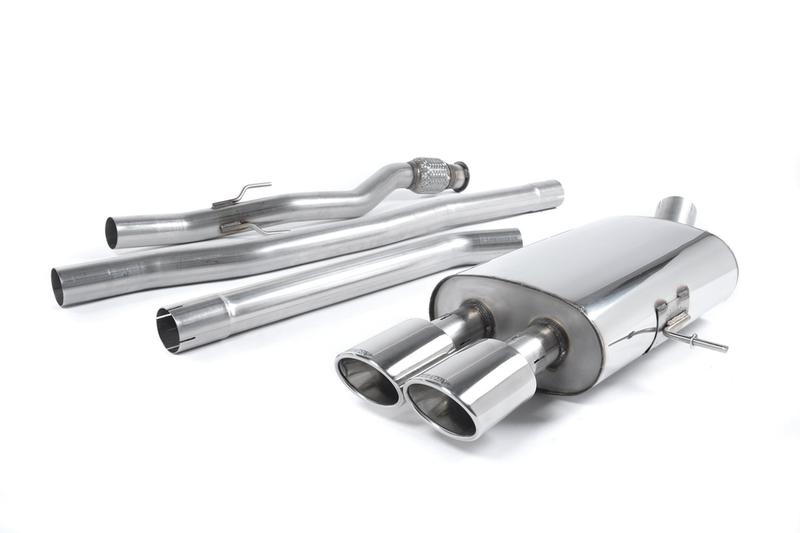 Milltek Mini Cooper S R56/R58 - Non-Resonated (Louder) Cat-Back Exhaust System with Twin Oval Tailpipes photo