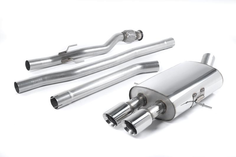 Milltek Mini Cooper S R56/R58 - Non-Resonated (Louder) Cat-Back Exhaust System with Twin Round Tailpipes photo