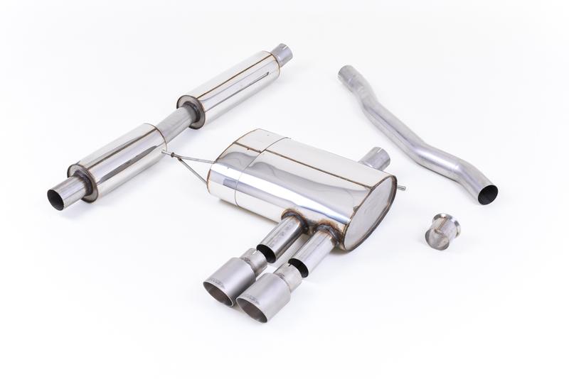 Milltek Mini Cooper S F56 - Resonated (Quieter) Cat-Back Exhaust System with Titanium Tips photo