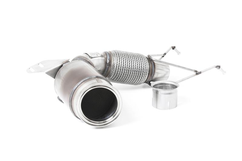 Milltek Mini Cooper S/JCW F55/F56 (LCI Only) -  Large Bore Downpipe with Hi-Flow Sports Cat (For OE Systems) photo