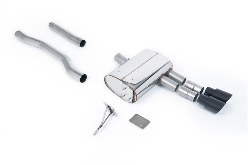 Milltek Mini Cooper S F55 (LCI Only) - GPF/OPF Back Exhaust System with Cerakote GT-90 Trims photo