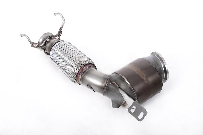Milltek Mini Cooper S F55/F56 - ECE Approved HJS Downpipe with High Flow Sports Cat photo
