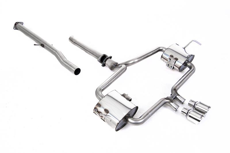 Milltek Mini Cooper S R53 - Non-resonated (louder) Cat Back Exhaust System with Polished Trims photo