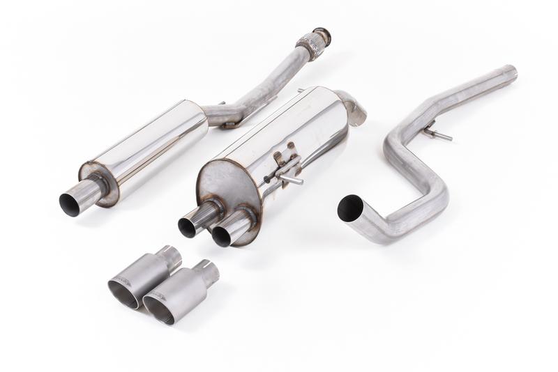Milltek Peugeot 208 GTi - Resonated (Quieter) Cat-Back Exhaust System with Titanium Trims photo