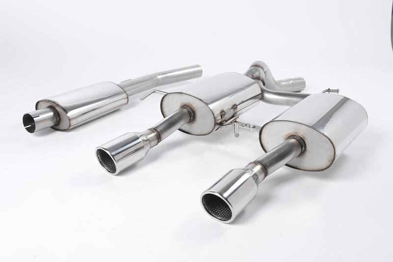 Milltek Renault Clio 182 2.0 16V - Resonated (Quieter) Cat-Back Exhaust System with Dual Polished Trims photo