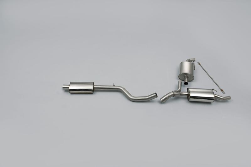 Milltek Resonated (Quieter) Cat-Back Exhaust System - Uses OE Trims photo