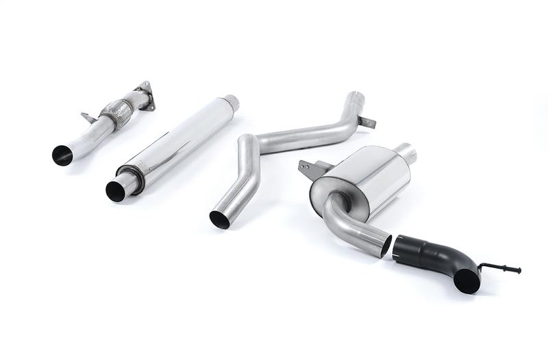 Milltek Renault Megane Renaultsport II (Cup, Trophy/Trophy R) - Resonated (Quieter) Cat-Back Exhaust System - Uses OE Tip photo