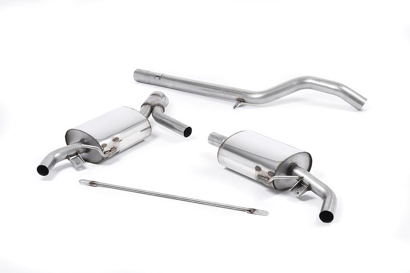 Milltek Non-Resonated (Louder) Cat-Back Exhaust System - Uses OE Trims photo