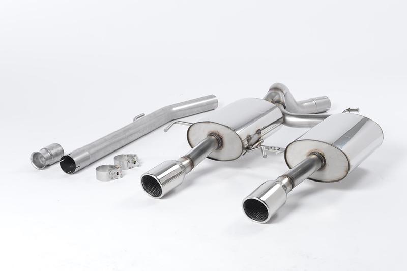 Milltek Renault Clio 182 2.0 16V - Non-Resonated (Louder) Cat-Back Exhaust System with Dual Polished Trims photo