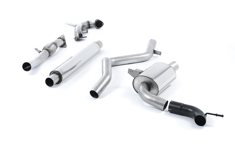 Milltek Renault Megane Renaultsport II (Cup, Trophy/Trophy R) - Resonated Turbo-Back Exhaust System with Catalyst Delete photo