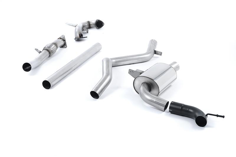 Milltek Renault Megane Renaultsport II (Cup, Trophy/Trophy R) - Non-Resonated Turbo-Back Exhaust System with Catalyst Delete photo