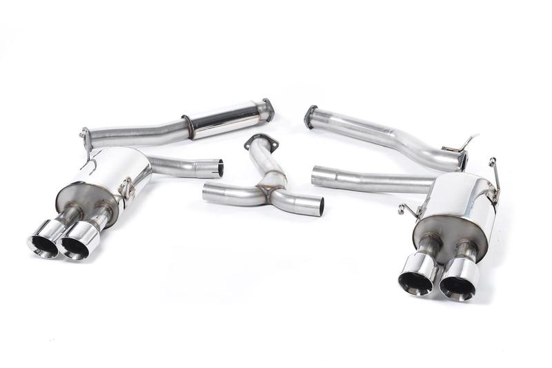 Milltek Subraru Impreza WRX & STi (2014 - 2021) - Resonated (Quieter) Cat-Back Exhaust System with MSUB169 Connector & Polished GT-100 Tips photo