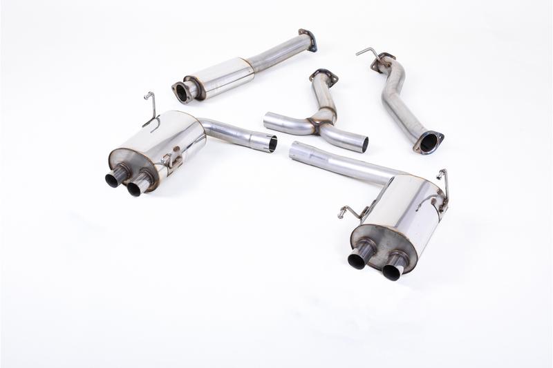 Milltek Subraru Impreza WRX & STi (2014 - 2021) - Resonated (Quieter) Cat-Back Exhaust System with MSUB169 Connector & Burnt Titanium GT-100 Tips photo