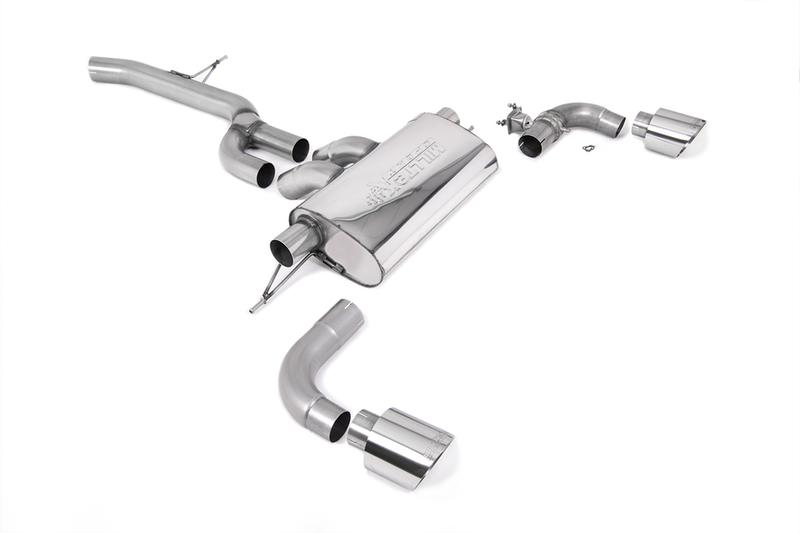 Milltek GPF/OPF Back Exhaust System with GT-115 Polished Trims photo