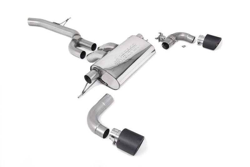 Milltek GPF/OPF Back Exhaust System with JET-115 Carbon Trims photo