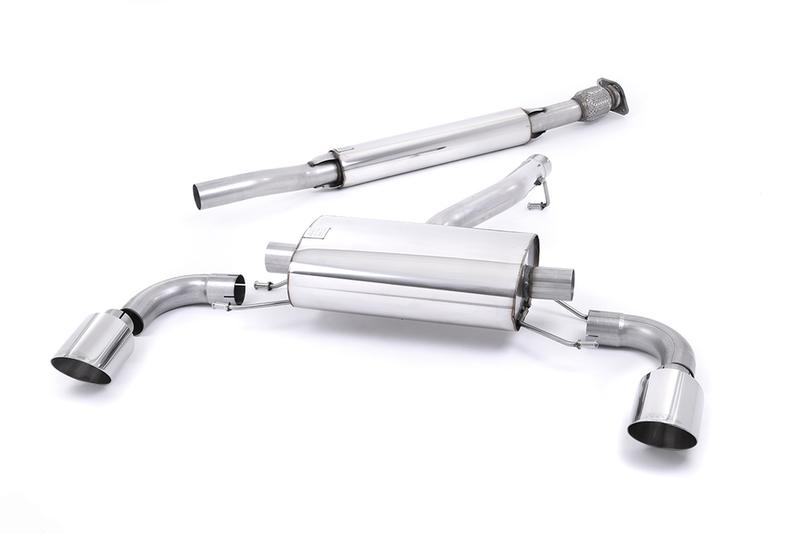 Milltek Toyota GR86 - Resonated (Quieter) Cat Back with Polished Tips photo