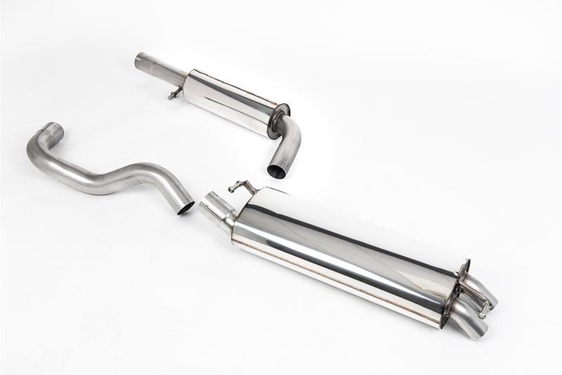 Milltek Resonated (Quieter) Cat-Back Exhaust System with Discrete Tips (Leon Cupra/Golf MK4) photo