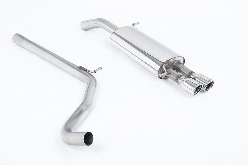Milltek Non-Resonated (Louder) Cat-Back Exhaust System with Twin JET Trims photo