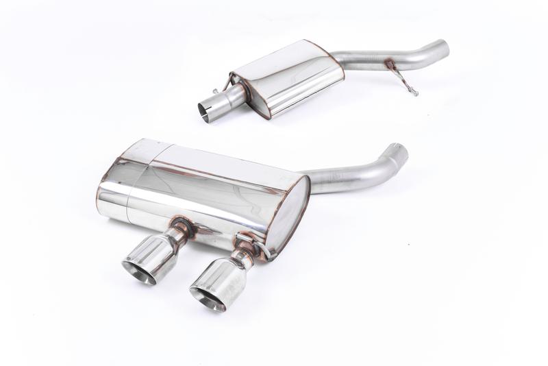 Milltek VW Golf MK5 R32 3.2 V6 - Resonated (Quieter) Cat-Back Exhaust System photo