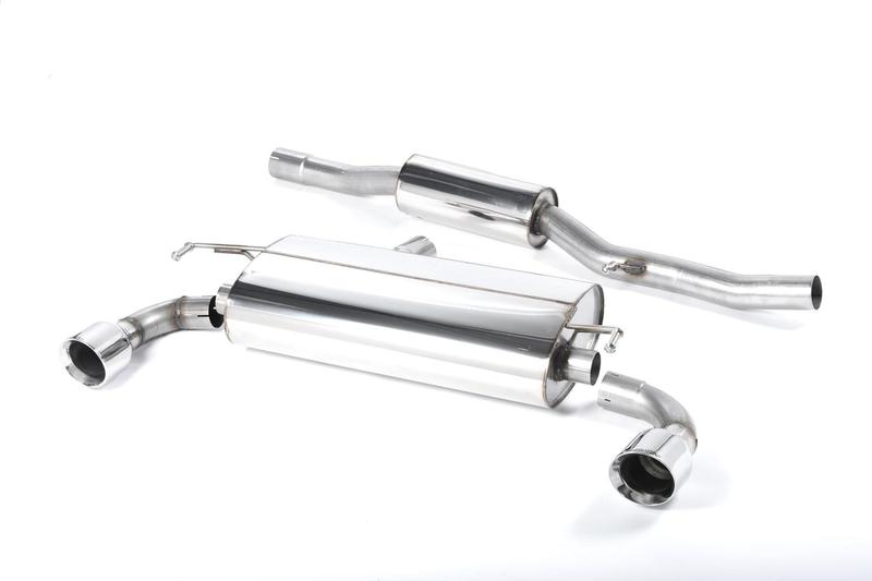 Milltek VW Golf MK4 R32 - Resonated (Quieter) Cat-Back Exhaust System with Polished Trims photo