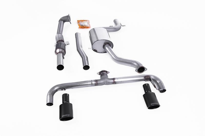 Milltek Non-Resonated Turbo-Back Exhaust System with Hi-Flow Sports Catalyst photo