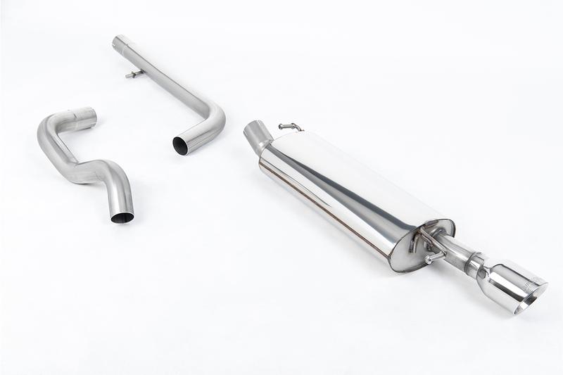 Milltek VW Golf MK4 337 Anniversary 180bhp - Non-Resonated (Louder) Cat-Back Exhaust System with Single GT100 Trim photo