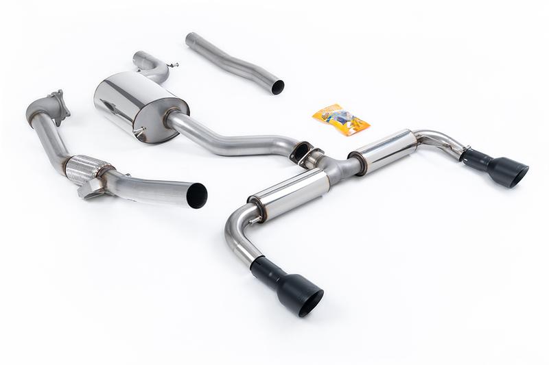 Milltek VW Golf GTi Mk6 - Non-Resonated Turbo-Back Exhaust System with Catalyst Delete photo