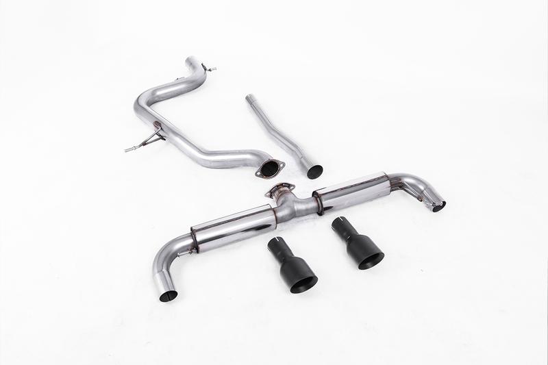 Milltek VW Golf GTD Mk6 TDI 170PS - DPF-Back Exhaust System with Dual Matt-Black Tips (GTI Style) photo