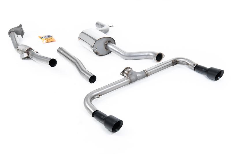 Milltek Non-Resonated Turbo-Back Exhaust System with Catalyst Delete photo