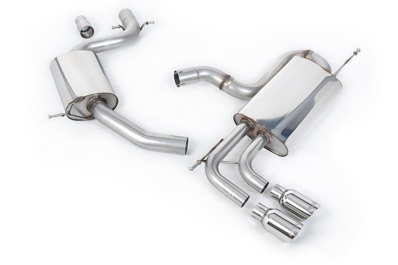 Milltek VW Golf Mk6 GT 1.4 TSI 160PS - Resonated (Quieter) Cat-Back Exhaust System with Polished Tips photo