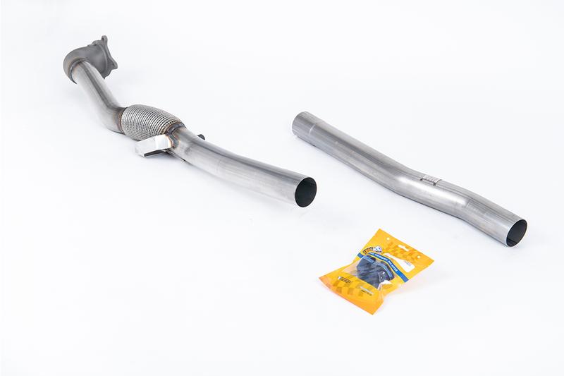 Milltek Stainless Steel Cast Large Bore Downpipe with Catalyst Delete (For Milltek Cat-Back) (VW Golf) photo