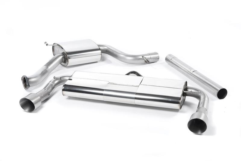 Milltek VW Golf GTI Mk7 Resonated (Quieter) Cat-Back Exhaust System with Titanium Tips photo