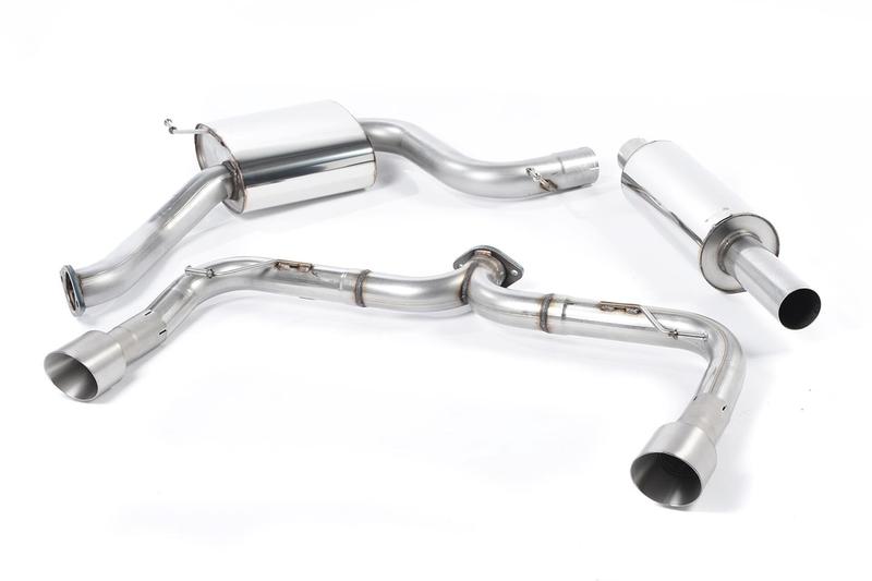 Milltek VW Golf GTI Mk7 Non-Resonated (Louder) Cat-Back Exhaust System with Titanium Tips photo