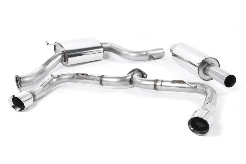Milltek VW Golf GTI Mk7 Non-Resonated (Louder) Cat-Back Exhaust System with Polished Tips photo