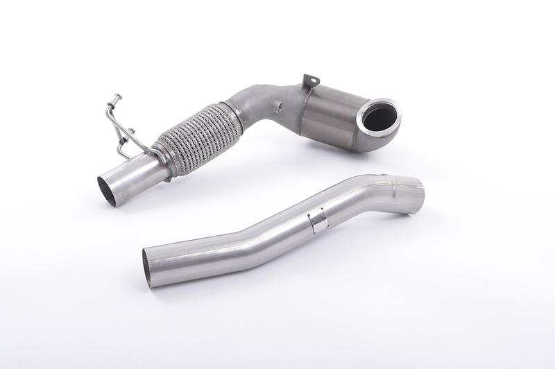 Milltek Stainless Steel Cast Large Bore Downpipe with Hi-Flow Sports Catalyst (For Milltek Race Cat-Back) (Seat/VW) photo