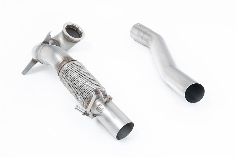 Milltek Stainless Steel Cast Large Bore Downpipe with Catalyst Delete (For Milltek Cat-Back) (Seat/VW) photo