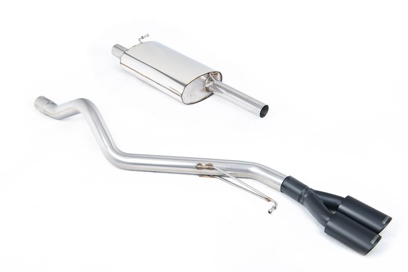 Milltek Resonated (Quieter) DPF-Back Exhaust System with Twin Black Oval Outlets photo