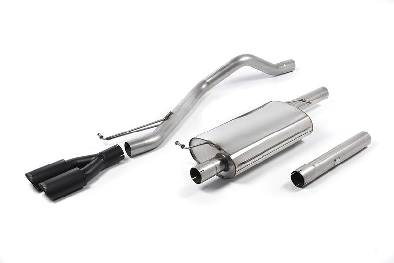 Milltek Resonated (Quieter) DPF-Back Exhaust System Twin Black Oval Outlets photo