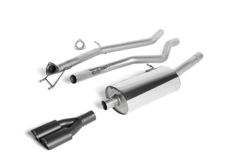 Milltek Cat-Back Exhaust System with Twin Black Oval Outlets photo