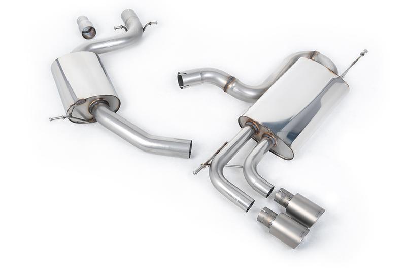 Milltek VW Golf Mk6 GT 1.4 TSI 160PS - Resonated (Quieter) Cat-Back Exhaust System with Titanium Tips photo