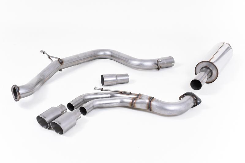 Milltek VW Golf GTI Mk7 - Resonated (Quieter) Cat-Back Exhaust System with Titanium Tips photo