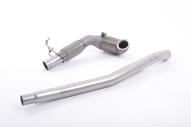 Milltek Stainless Steel Cast Downpipe with Race Cat - For OE Cat-Back (Audi/Seat/VW) photo