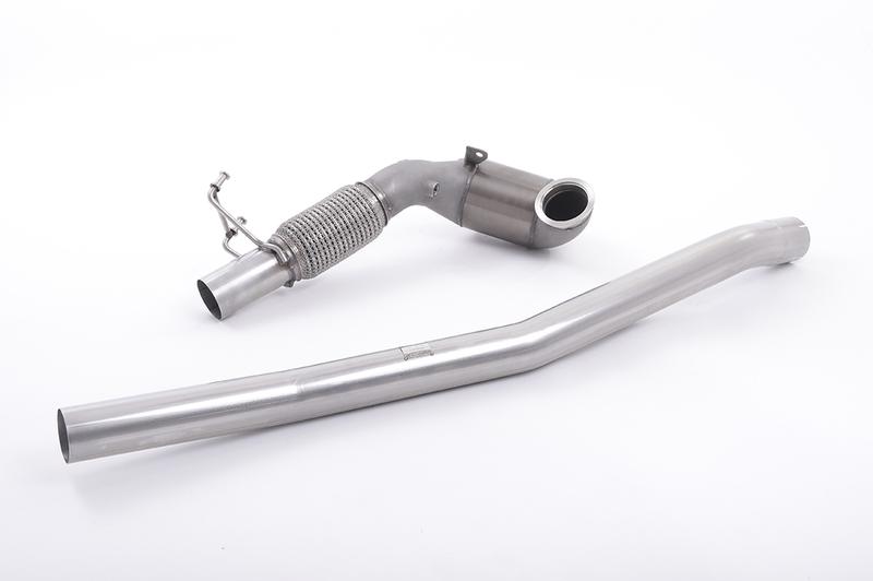 Milltek Stainless Steel Cast Downpipe with Race Cat - For Milltek Cat-Back (Audi/Seat/VW) photo