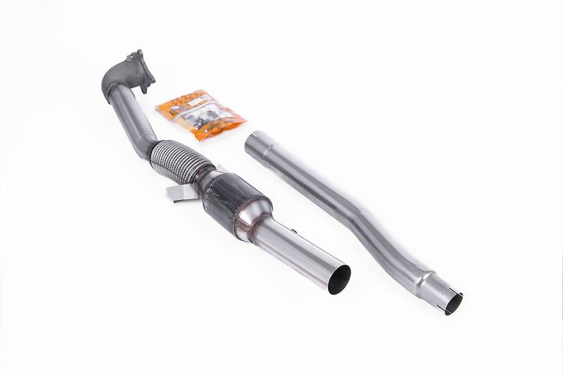 Milltek Stainless Steel Cast Downpipe with Race Cat (For OE Cat-Back) (Golf GTI) photo