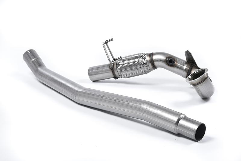 Milltek Stainless Steel Cast Large Bore Downpipe with Catalyst Delete (For OE Cat-Back) (Seat/VW) photo