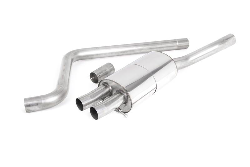 Milltek VW Polo GTI 2.0 TSI (AW - 5 Door/GPF Models) - Resonated (Quieter) GPF/OPF-Back Exhaust System with Carbon Jet-90 Trims photo