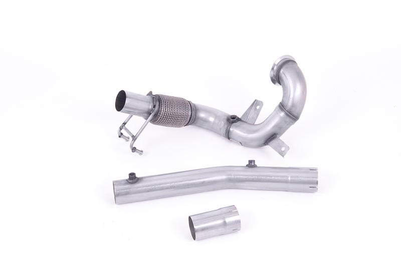 Milltek VW Polo GTI 2.0 TSI (AW - 5 Door/Pre Facelift/GPF Models) - Non-Resonated (Louder) Downpipe & De-Cat - For Milltek Cat-Back photo